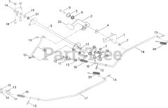 Toro 74874 (X 4850) - Toro 48" Titan Zero-Turn Mower (SN: 400000000 - 409239999) Brake Assembly