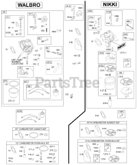 Briggs & Stratton 28N777-1103-E1 - Briggs & Stratton Vertical Engine Carburetor