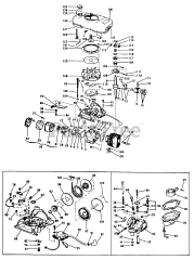 Lawn-Boy 1920 - Lawn-Boy Snow Thrower (SN: 400000001 - 499999999) (1964) Model D-451 Engine Parts List