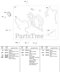 Briggs & Stratton 522447-0106-E2 - Briggs & Stratton Horizontal Engine Gear Housing
