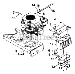 Ryobi 13AD678G034 - Ryobi Lawn Tractor (2002) Engine Accessories Kohler