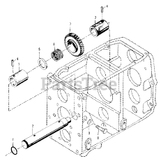 Simplicity 9518 (2097355) - Simplicity Compact Tractor, Diesel Transmission - Reverse Gear Group (3486I47)