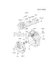 Kawasaki FE120D-BS04 - Kawasaki Engine CYLINDER/CRANKCASE