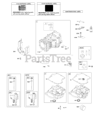 Briggs & Stratton 21R602-0014-H1 - Briggs & Stratton Vertical Engine Cylinder, Engine Sump, Lubrication, Oil Fill