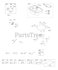 Briggs & Stratton 385447-0199-G1 - Briggs & Stratton Horizontal Engine Fuel Tank, Fuel Pumps, Fuel Filters, Fuel Lines