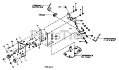 Troy-Bilt 6411 - Troy-Bilt Econo-Horse Rear-Tine Tiller (SN: E0008844 - E0032773) FORWARD/REVERSE IDLER ASSEMBLY