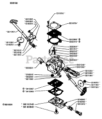 Husqvarna 40 - Husqvarna Chainsaw (1990-06) Carburetor Parts