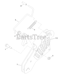 Exmark LZS801KA524 - Exmark 52" Lazer Z S-Series Zero-Turn Mower, Kawasaki FX801V (SN: 313000000 - 313999999) (2013) Height-of-Cut Assembly No. 109-7438