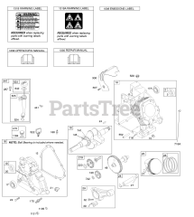 Briggs & Stratton 20H137-0131-B1 - Briggs & Stratton Horizontal Engine