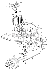 MTD 131-350D000 - MTD Lawn Tractor (1991) Parts