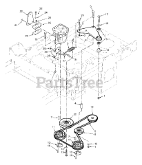 Scag SMWC-61V - Scag Wildcat 61" Mower Deck (SN: B6100001 - B6199999) Drive System Components