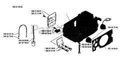 Husqvarna 40 - Husqvarna Chainsaw (1985-09) Crankcase Assembly