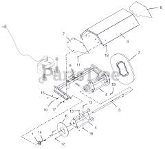 Ariens 926518 (PB 36) - Ariens Hydro 36" Power Brush, Subaru (SN: 002000 & Above)