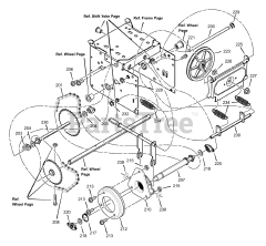 Murray 629108x30A - Murray 29" Snow Thrower (2003) Drive