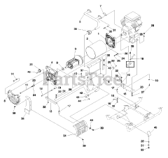 Generac 0044510 - Generac Guardian Portable Generator (SN: 3610449 - 3716023) (2003)