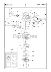 Husqvarna 135 e - Husqvarna Chainsaw CARBURETOR