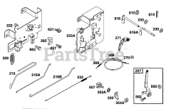Briggs & Stratton 28C707-0029-01 - Briggs & Stratton Vertical Engine Controls