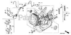 Honda GX390 K1 QWH2/A (GCAA) - Honda Engine, Made in Japan (SN: GCAA-3400001 - GCAA-9999999) CYLINDER BARREL