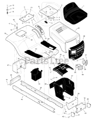 Murray 40563x86A - Murray 40" Lawn Tractor (1998)