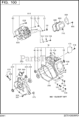 Subaru Robin EH410D66211 (EH41) - Subaru Robin Engine 100 Crankcase