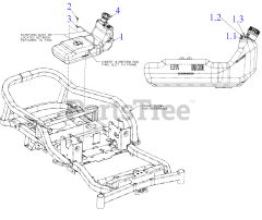 Craftsman Z 5400 (CMXGNAM211702) (17ARFACT093) - Craftsman 46" Zero-Turn Mower (2022) Fuel Tank