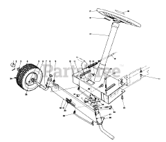 Toro 56006 - Toro 25" Premium Rear-Engine Riding Mower (SN: 008000001 - 008999999) (1978)