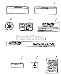 Echo EG-2300 - Echo Generator (SN: 01001 - 03371)
