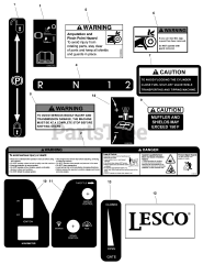 Lesco LSS 200160 H - Lesco Stand-On Spreader Sprayer
