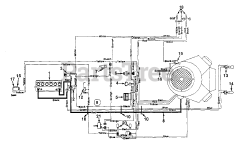 Turf Power 133Z619G019 - Turf Power Lawn Tractor (1993) (Agway) Electrical/Switches