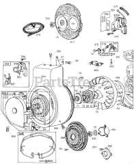 Briggs & Stratton 195432-0159-01 - Briggs & Stratton Horizontal Engine