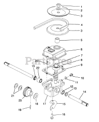 Toro 20921 B - Toro 48cm Rear Bagging Walk-Behind Mower (SN: 010000001 - 019999999) (1991)