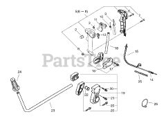 Echo BCLS-580 - Echo Brush Clearing Saw Handle
