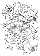 Briggs & Stratton 22767x41E - Briggs & Stratton 22" Walk-Behind Mower (1997) (Service Merchandise)