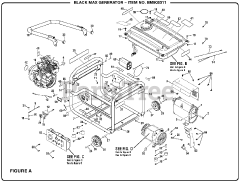 Black Max BM 903511 (090930234) - Black Max 3500 Watt Generator