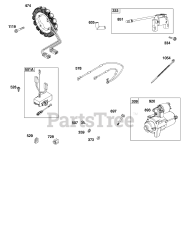 Briggs & Stratton 355447-0119-01 - Briggs & Stratton Horizontal Engine