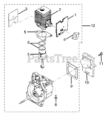 Ryobi RY 70101 - Ryobi String Trimmer Engine Assembly