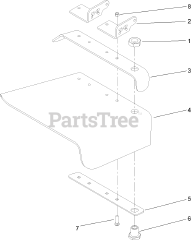 Toro 78522 - Toro Chute Gate Kit Deflector Assembly No. 108-2248