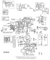 Briggs & Stratton 131922-0159-01 - Briggs & Stratton Vertical Engine Cylinder,Sump,Piston,Muffler