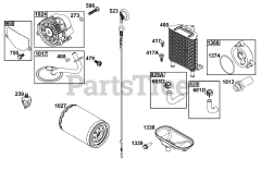 Briggs & Stratton 61E377-0041-J1 - Briggs & Stratton Horizontal Engine Lubrication Group