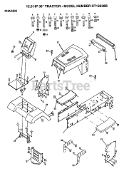 Electrolux/AYP CT 12538 B - Electrolux/AYP Lawn Tractor (1993)