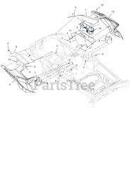 Ariens 918002 - Ariens Ikon 42" Zero-Turn Mower, 21.5hp Kawasaki FR (SN: 035000 - 134999) Fenders