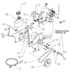 Ranch King 31AE150-205 - Ranch King Snow Thrower (1998) (Mid States Distributor) Fuel Tank/Drive Assembly