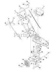 Ariens 946350 - Ariens 22" Walk-Behind String Trimmer, 6.25hp Briggs & Stratton Quantum (SN: 000970 & Above)