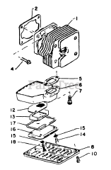 Echo CS-302 S - Echo Chainsaw (SN: 30501 - 64670)
