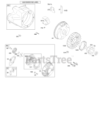 Briggs & Stratton 202412-0155-E1 - Briggs & Stratton Horizontal Engine