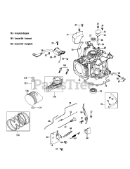 MTD 1P65TGA - MTD Engine 1P65TGA Crankcase