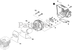 Echo SRM-420 ES-LW/AR - Echo String Trimmer (SN: U16726001001 - U16726999999)