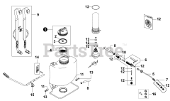 Shindaiwa SP 401 BPD - Shindaiwa Manual Sprayer, Backpack (SN: 508MS0000001 - 508MS0999999)