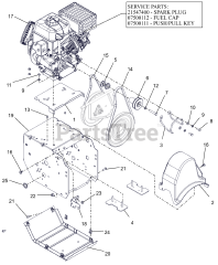Ariens 920321 (ST 24 LE) - Ariens Compact 24" Snow Blower, Ariens AX 208cc engine (SN: 250082 - 259999)