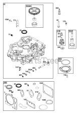 Briggs & Stratton 49E877-0022-G1 - Briggs & Stratton Vertical Engine Crankcase Cover/Sump Group
